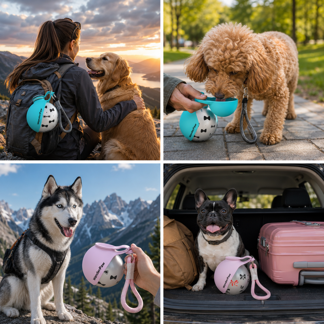WanderPaw™ Portable Dog Water Bottle